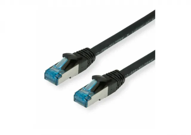 Secomp Value SFTP (PiMF) PatchCord Cat6A/CLEA, crni, 0.3m