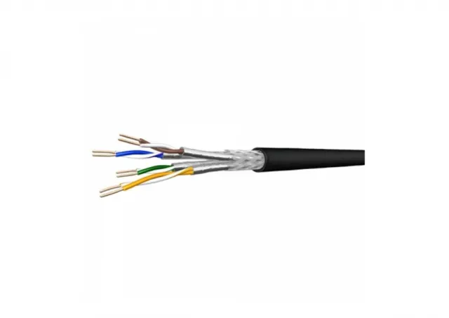 SFTP eksterni kabl kat. 7+ Draka UC900 SS23 S/FTP 4P PE outdoor - testiran do 1000MHz za 10GBase-T, bez halogena, UV otporan, pogodan i za direktno ukopavanje; 802.3af/at/bt, Delta-EC, 3P, DNV, HDBase-T & GHMT sertifikat