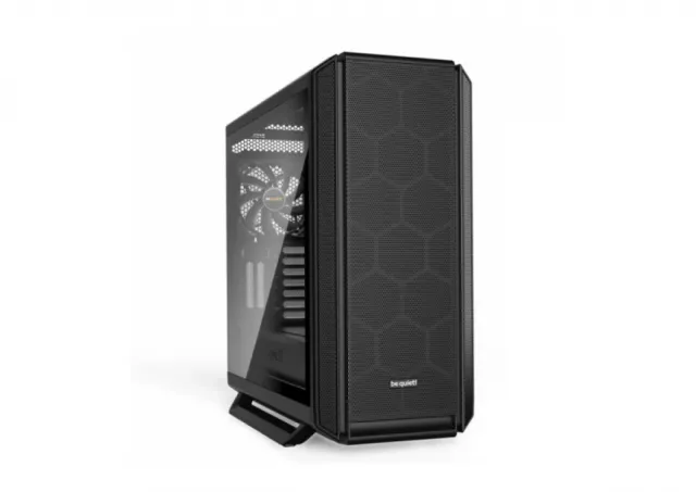SILENT BASE 802 Window Black, MB compatibility: E-ATX / ATX / M-ATX / Mini-ITX, Three pre-installed be quiet! Pure Wings 2 140mm fans, Ready for water cooling radiators up to 420mm