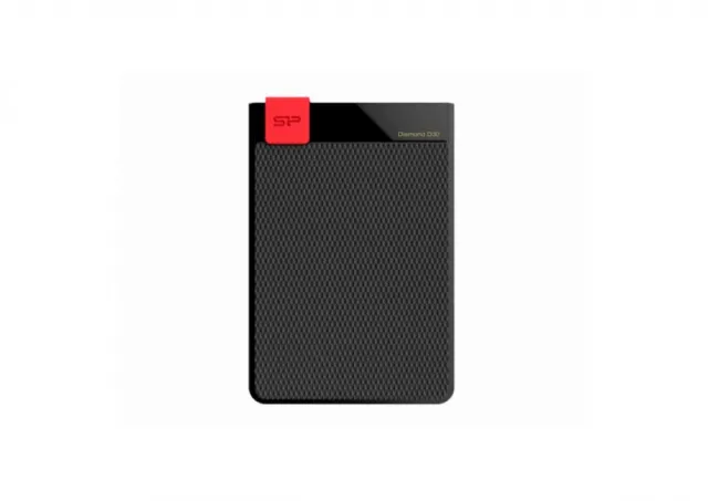 Silicon Power Portable HDD 4TB, Diamond D30, USB 3.2 Gen.1, IPX4 Protection, Black