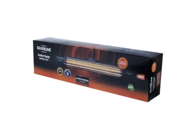 Silverline 26106 Zidna infracrvena grejalica sa halogenim greja&#269;em, 1200W/600W C-Wave