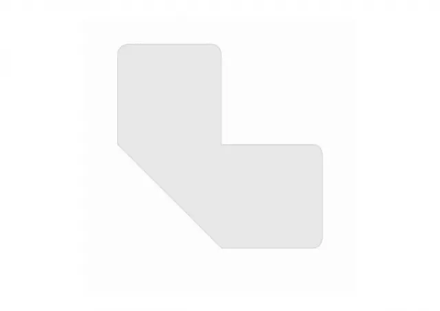 Simboli za podno obeležavanje "L" forma 1/10 Tarifold bela