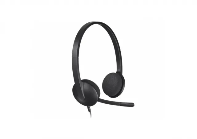 Slušalice LOGITECH H340 žične/USB/noise cancleing mic/crna