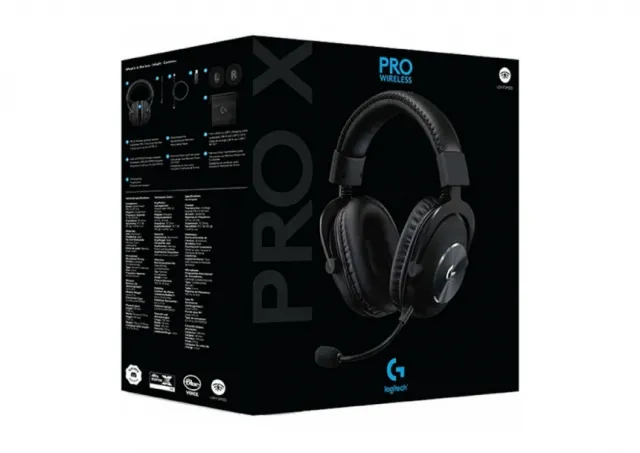 Slusalice sa mikrofonom Logitech G PRO X Wireless Lightspeed Gaming Headset Black