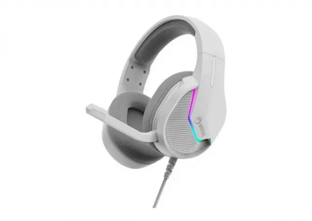 Slusalice sa mikrofonom MARVO H8618WH GAMING RGB bele
