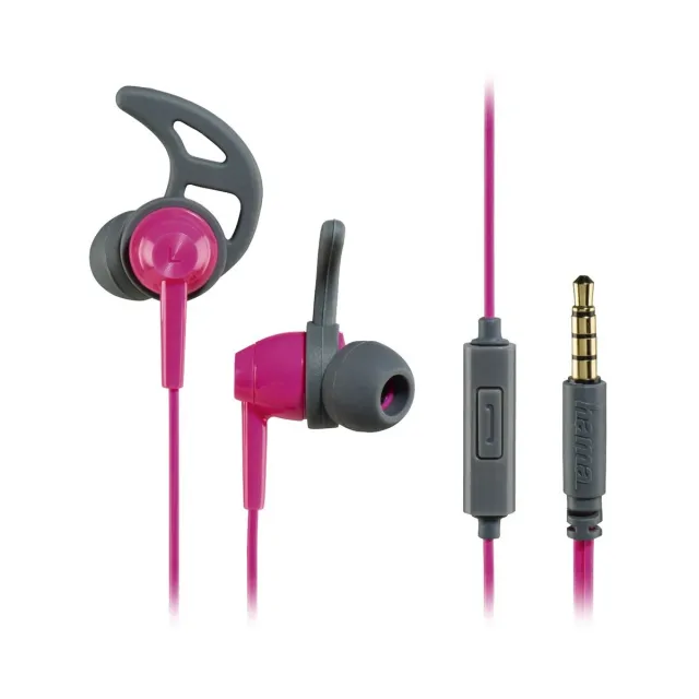 Slušalice za smartfon "Action", pink/sive