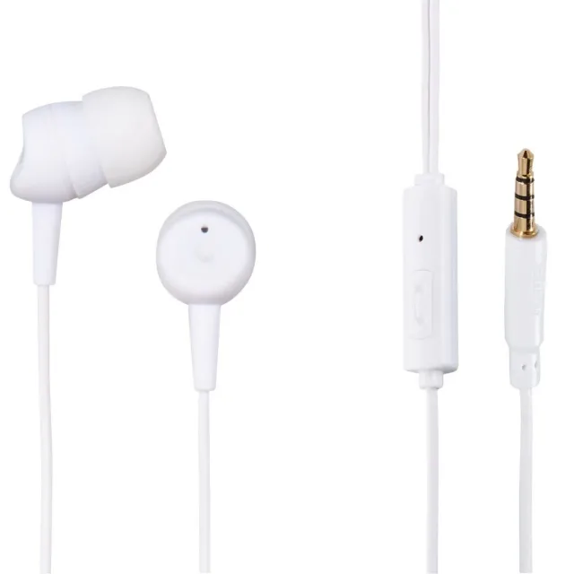 Slusalice+mikrofon za smartfon, Basic4Phone, bele