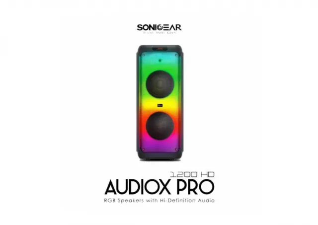 Sonicgear AudioX Pro 1200HD 110W RMS RGB Bluetooth