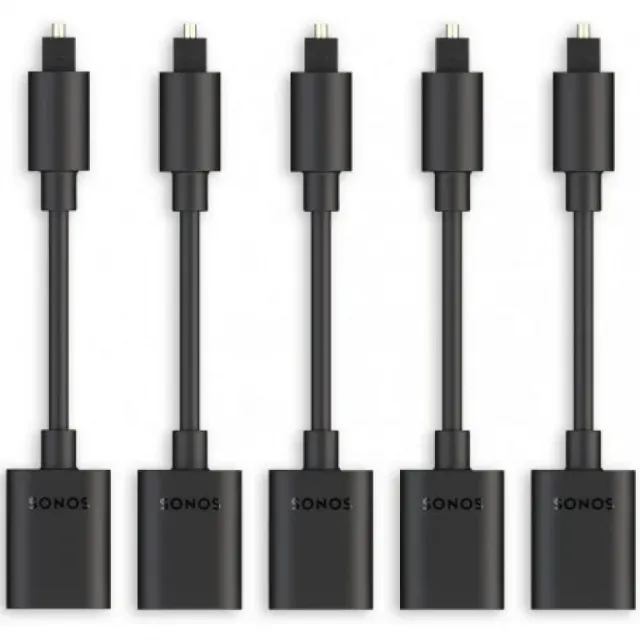 Sonos Optical Audio Adapter 5-Pack (OPADBWW1BLK)