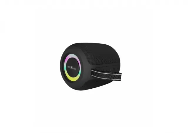 SPK-BT-LED-05-BK Gembird Portable Bluetooth RGB LED TWS speaker, 8W, BT, FM, USB, Handsfree, Black