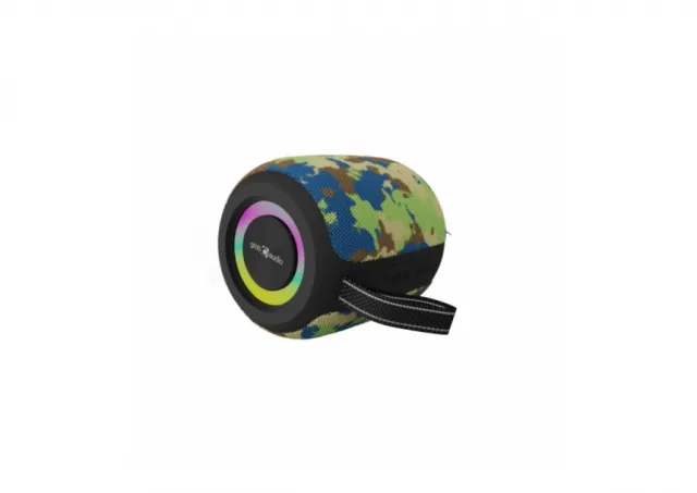 SPK-BT-LED-05-CM Gembird Portable Bluetooth RGB LED TWS speaker, 8W, BT, FM, USB, Handsfree, CAMO