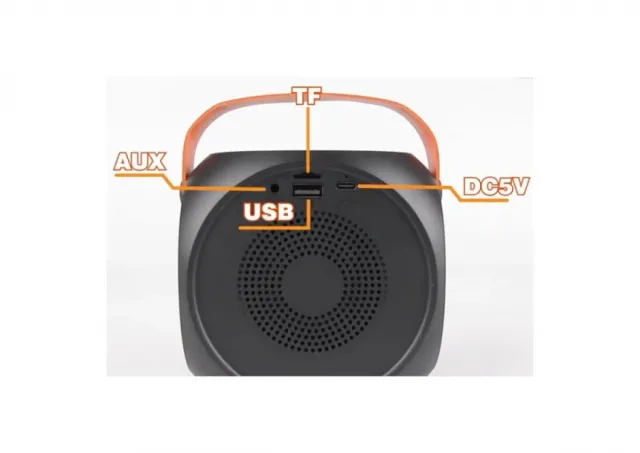SPK-L2 ** Gembird Bluetooth zvucnik RGB, 10W, 1800mAh, microSD, AUX + mikrofon 500mAh (1360)