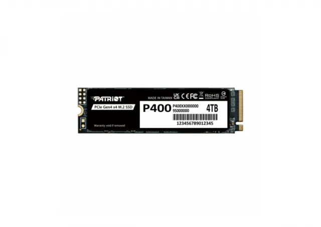 SSD M.2 NVMe 4TB Patriot 7000MBS/4800MBS P400LP4KGM28H