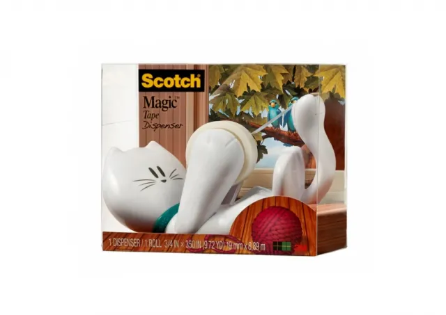 Stalak za lepljivu traku Scotch "Kitty"+ 1x Magic tape Scotch  05SLS23