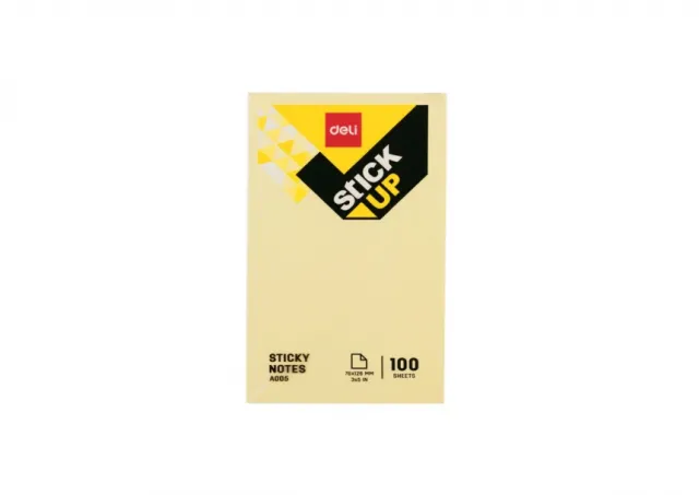 STIKER BLOK DELI ZA INDEKSIRANJE 76x126mm ŽUTI EA00553 - 100 LISTA