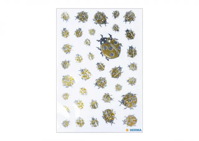Stikeri CREATIVE GOLDEN BUG GOLD FOIL Herma  12SH15533