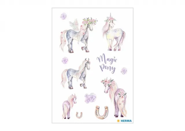 Stikeri DECOR MAGIC PONY, GLITTERY Herma  12SH15678