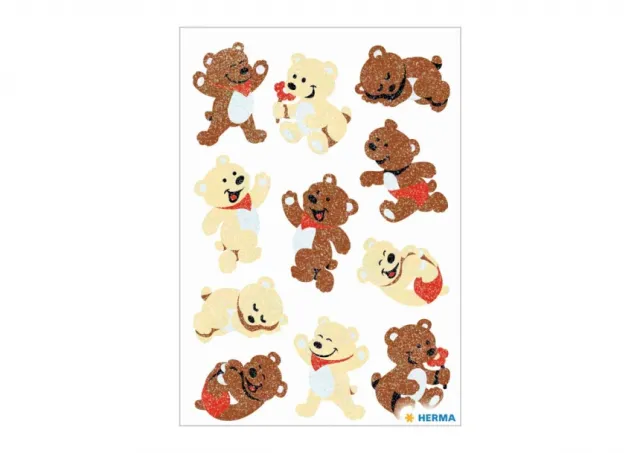 Stikeri MAGIC BEARS, GLITTERY Herma  12SH3271