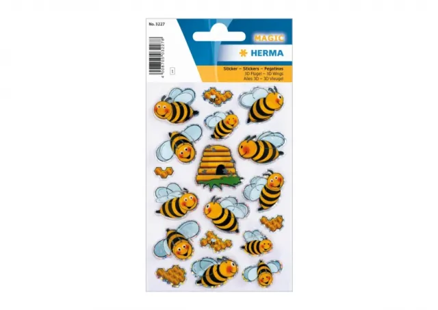 Stikeri MAGIC BEES, 3D WINGS Herma  12SH3227