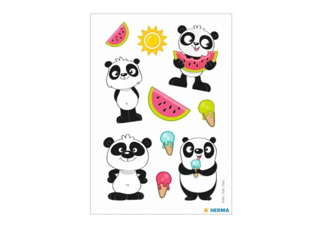 Stikeri MAGIC PANDA-THE LITTLE BEAR, FOIL Herma  12SH15594
