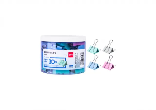 ŠTIPALJKE ZA PAPIR DELI 41x0,4mm U BOJI 1/24 E8552S