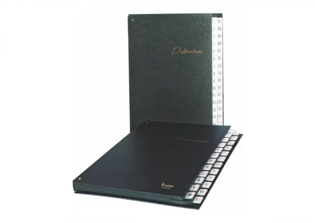 Stona mapa A-Z A4 Bene crna 04MS03B