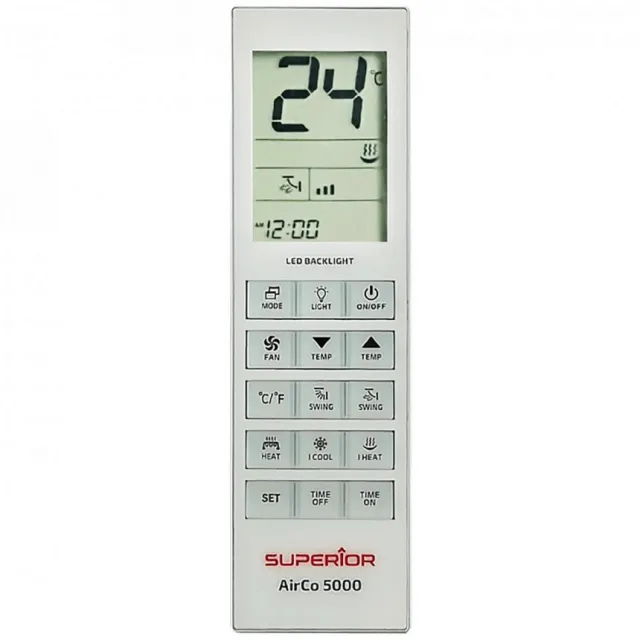 Superior Daljinski upravljač za klime, 5000 kodova, univerzalni - RC AirCo 5000in1