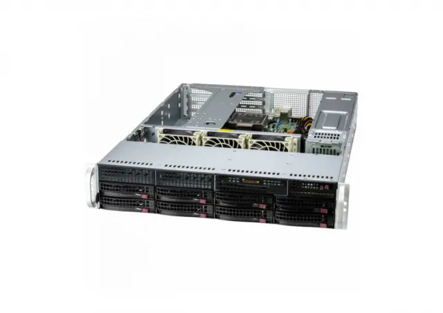 Supermicro SYS-521E-WR, Silver 4514Y, 32GB DDR5, 480GB Boot M.2 NVMe, IPMI BMC, 2x 1GbE BaseT LoM, 1000W Redundant Ti, TPM, QR Rails Set, 3YR Warranty
