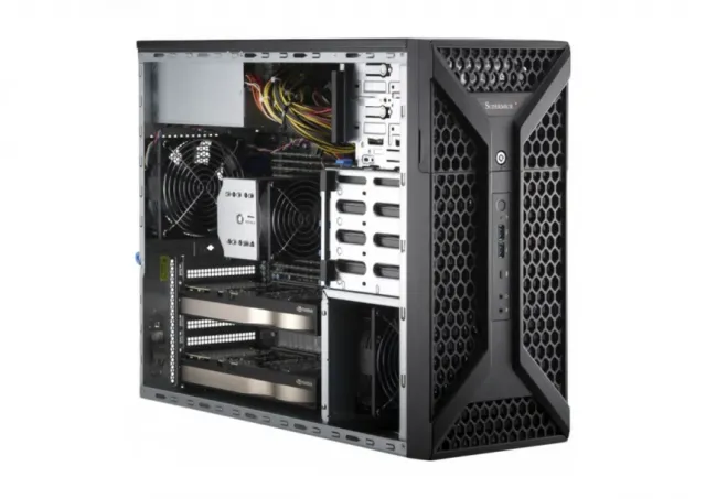 Supermicro SYS-531A-I, Intel W5-2435, 32GB DDR5, 960GB M.2 NVMe, 4TB SATA HDD, 1x 1GbE BaseT, 1x 10GbE BaseT, 1200W Single Platinum PSU, TPM, 3YR Warranty