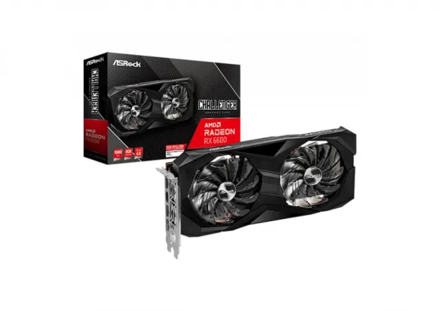SVGA Asrock Radeon RX6600 Challenger D 8GB GDDR6, RX6600 CLD 8G