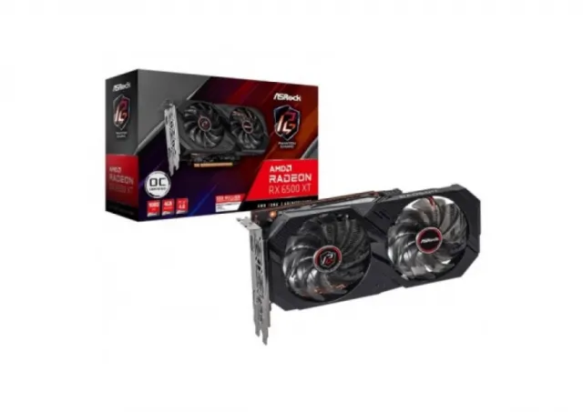 SVGA Asrock RX 6500XT Phantom Gaming D 4GB OC, RX6500XT PGD 4GO