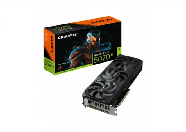 SVGA Gigabyte GeForce RTX 5070 Ti WINDFORCE, GV-N507TWF3-16GD
