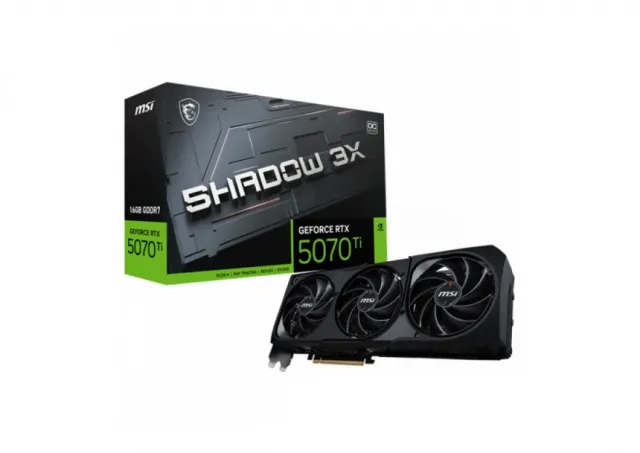 SVGA MSI RTX5070Ti Shadow 3X OC 16GB GDDR7, V531-085R