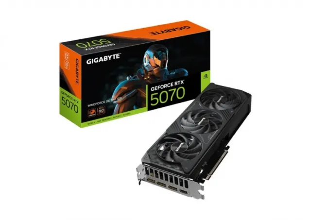 SVGA PCIE GIGABYTE GV-N5070WF3OC-12GD GDDR7 192bit crna