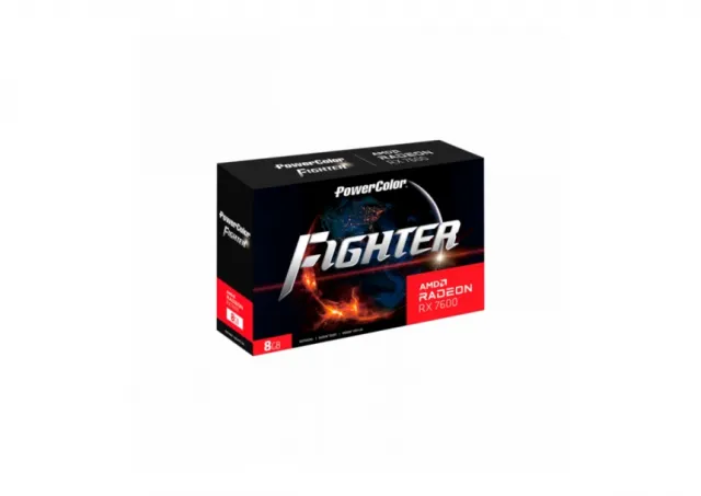 SVGA PCIE Power Color RX 7600 8G-F Fighter 8G GDDr6 128bit