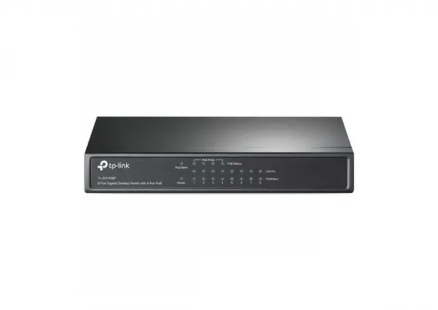 Switch TP-LINK TL-SG1008P Gigabit/8x RJ45/10/100/1000Mbps/4x PoE/Desktop metalno kuciste