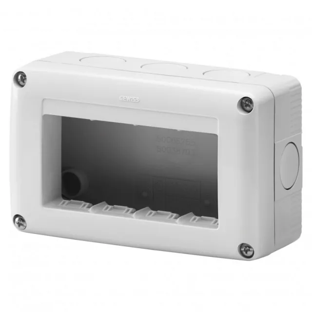 System, nadgradna kutija 4M, IP40, siva GW27004