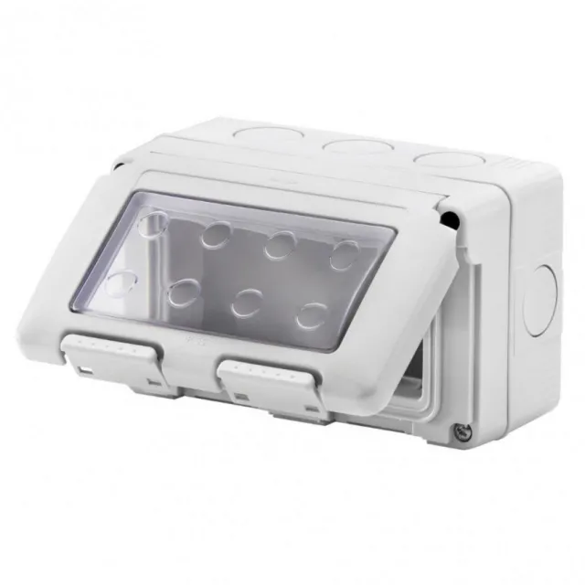 System, nadgradna kutija 4M, IP55, siva GW27044