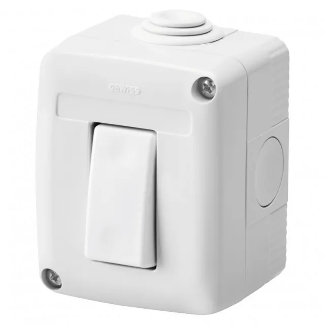 System, naizmenicni prekidac 16A, nadgradni, IP40, sivi GW27803
