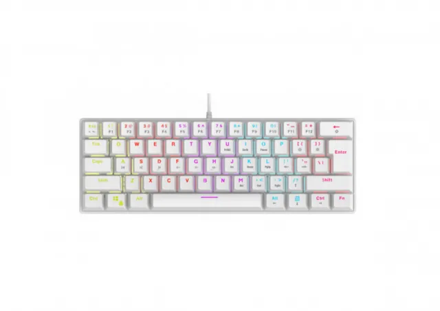 Tastatura PLOWER K60 W PLAVI PREKIDAČ RAMPAGE 37254 18561