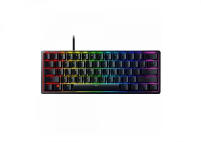 Tastatura RAZER Huntsman Mini 60% Opto-Gaming (Clicky Purple Switch) - RZ03-03390100-R3M1