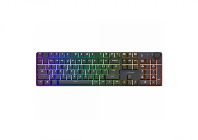 Tastatura TRUST GXT868 TORIX WRLS Mehanicka/US/crna