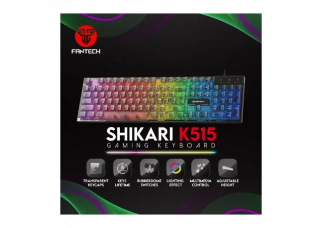 Tastatura USB Fantech K515 Shikari US crna