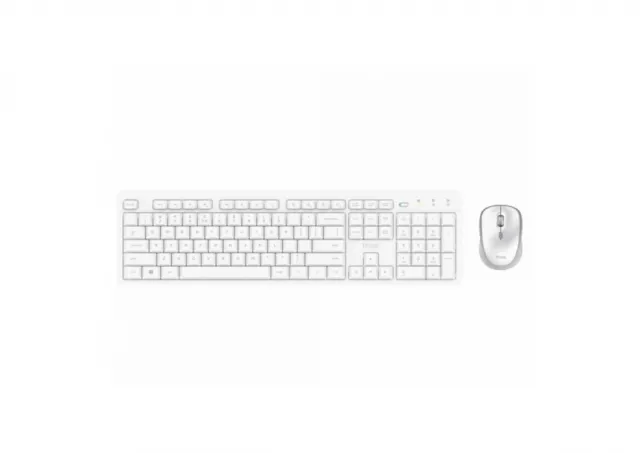 Tastatura+miš TRUST ODY II bežicna /US/bela