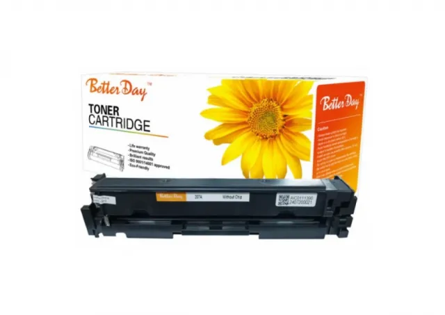 Toner BetterDay 207A(W2211A) M255/M283 zam. kaseta za HP  Cyan 1.6k (bez cipa)