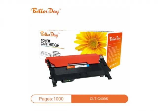 Toner BetterDay CLT-C409S CLP-310/315/310N/315W zam. toner kasetaza Samsung  Cyan 1K