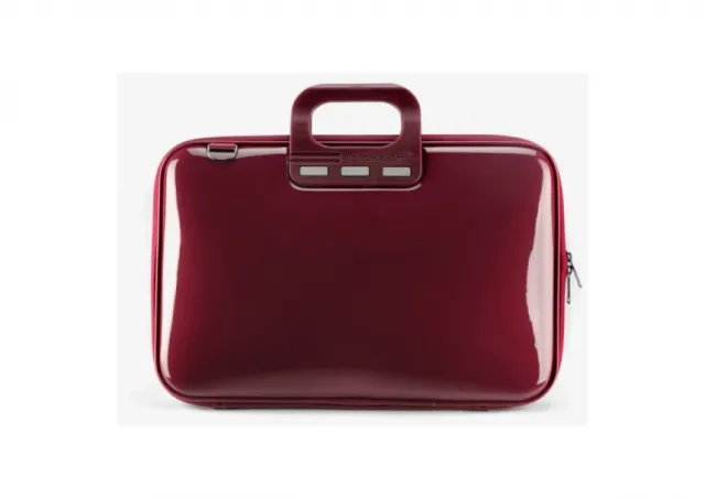 Torba BOMBATA Vernice 15,6/16 Borgogna Red