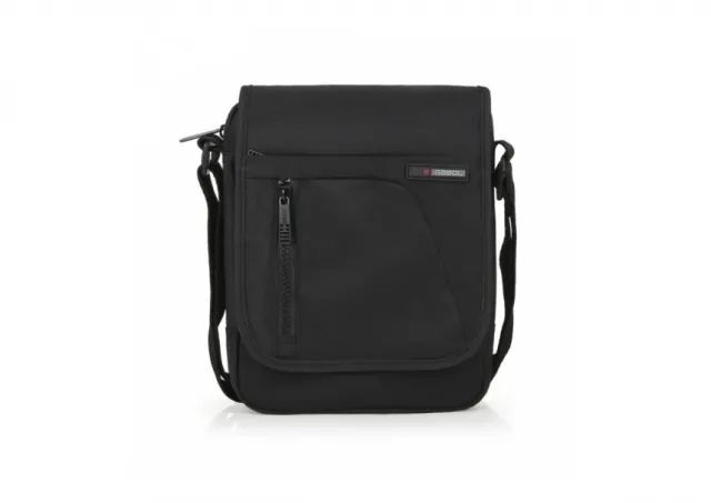 Torba na rame muška 19x24x7 cm Crony ECO Gabol crna 16TRMG543912B