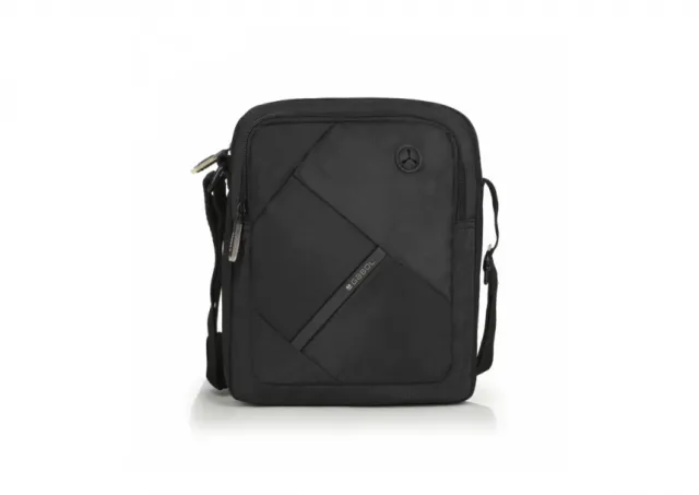 Torba na rame muška 20x24x8 cm Twist ECO Gabol crna 16TRMG543812B