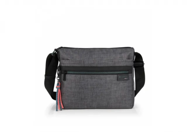 Torba na rame ženska 30x24x11 cm Shani Gabol siva 16TRZG604019